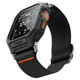 Curea smartwatch Spigen compatibil cu Apple Watch Ultra / Ultra 2 / Ultra 3, Negru