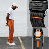 Curea smartwatch Spigen compatibil cu Apple Watch Ultra / Ultra 2 / Ultra 3, Negru