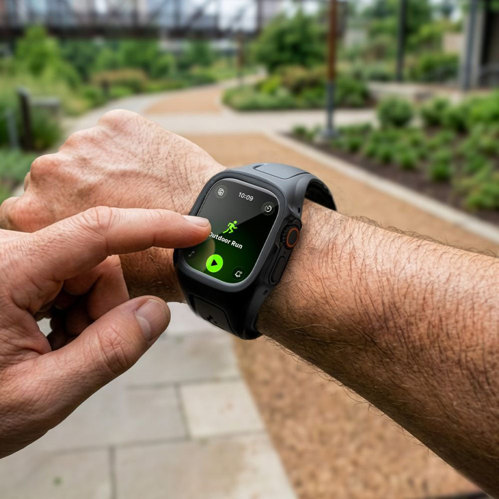 Husa smartwatch Apple Watch Ultra / Ultra 2 / Ultra 3, Negru