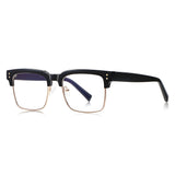Ochelari Protectie Calculator Techsuit Reflex PC (2205), Patrati, Negru / Auriu
