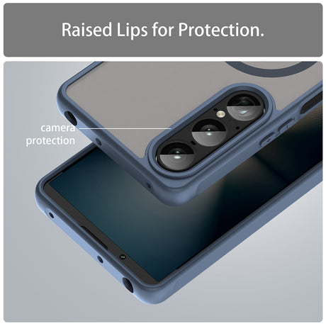 Husa de protectie Techsuit HaloFrost II MagSafe compatibil cu Sony Xperia 1 VIII, Albastru