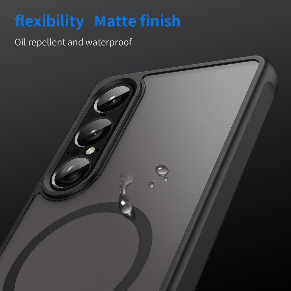 Husa de protectie Techsuit HaloFrost II MagSafe compatibil cu Sony Xperia 1 VIII, Negru