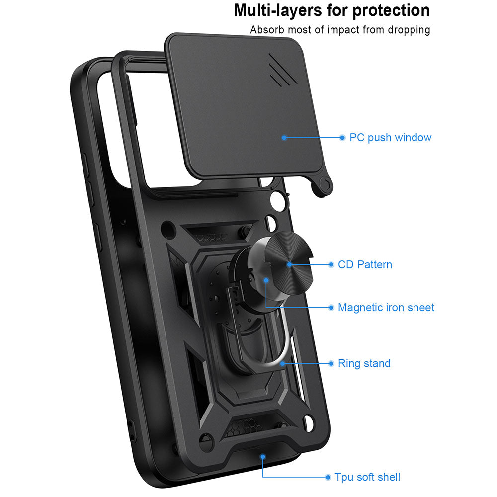 Husa de protectie Techsuit CamShield Series compatibil cu Motorola Edge 70 Pro, Negru
