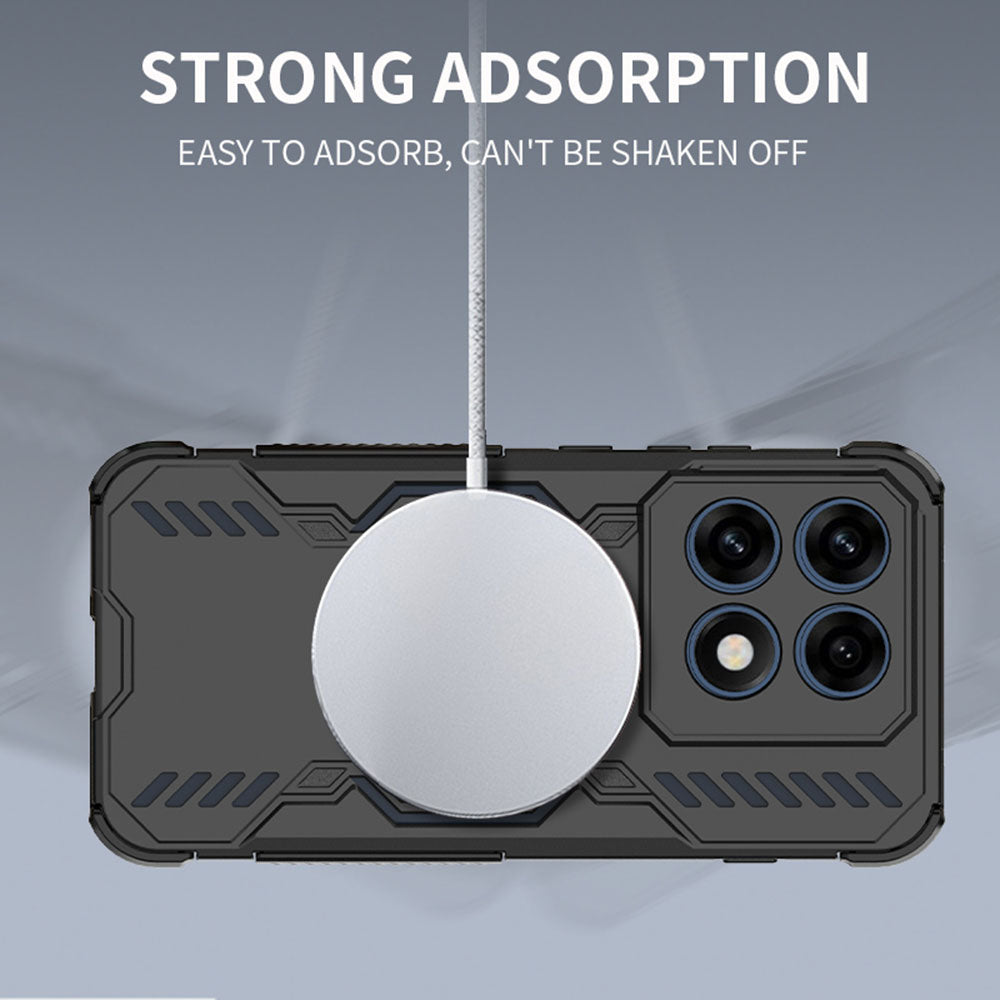 Husa de protectie Techsuit ArmorMag compatibil cu Motorola Edge 70 Pro, Albastru