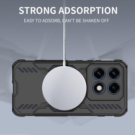 Husa de protectie Techsuit ArmorMag compatibil cu Motorola Edge 70 Pro, Albastru