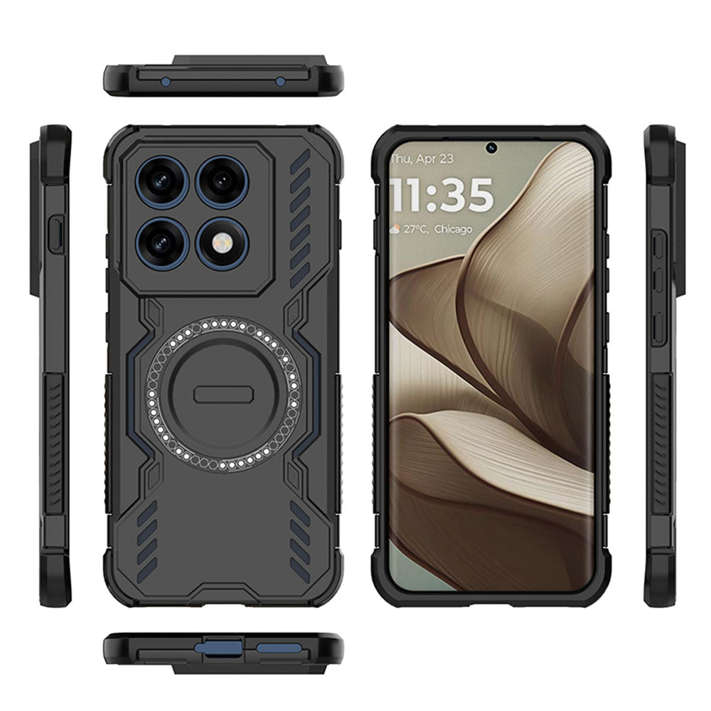 Husa de protectie Techsuit ArmorMag compatibil cu Motorola Edge 70 Pro, Albastru