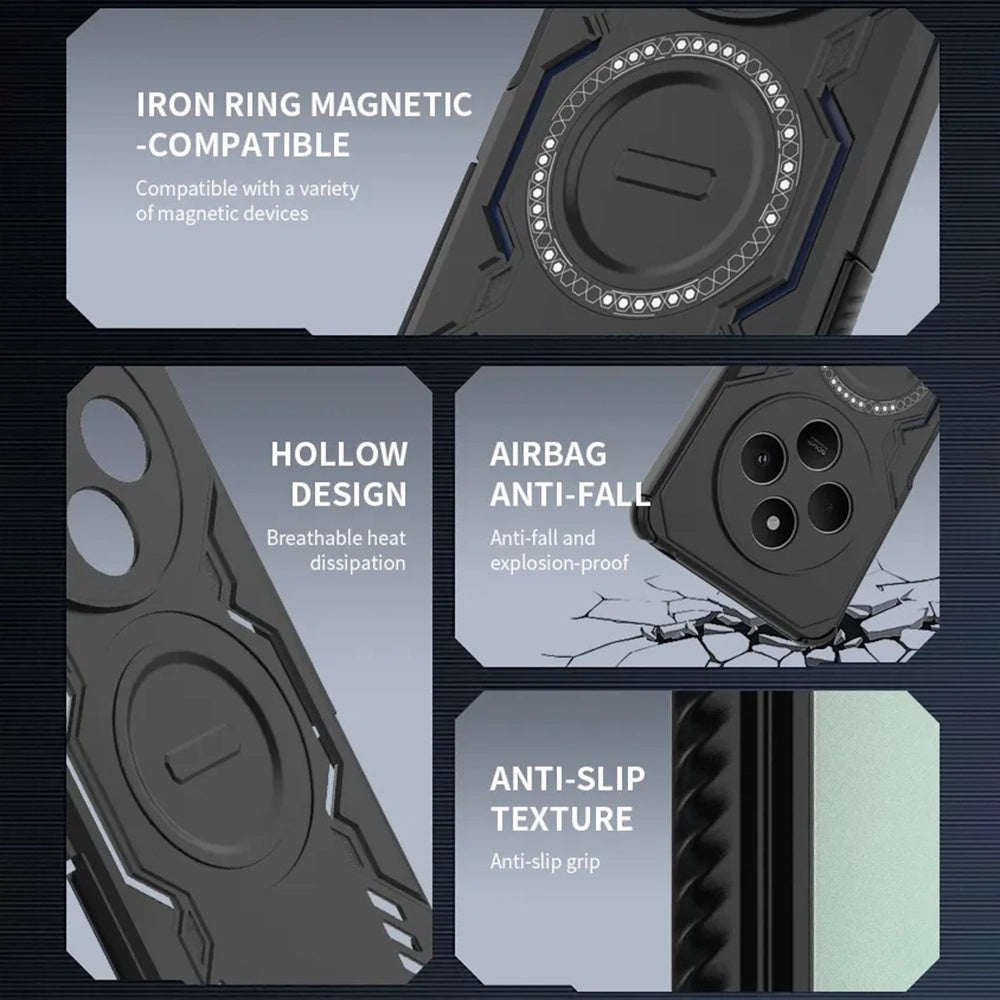 Husa de protectie Techsuit ArmorMag compatibil cu Motorola Edge 70 Pro, Negru