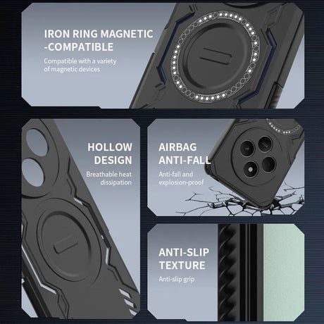 Husa de protectie Techsuit ArmorMag compatibil cu Motorola Edge 70 Pro, Negru