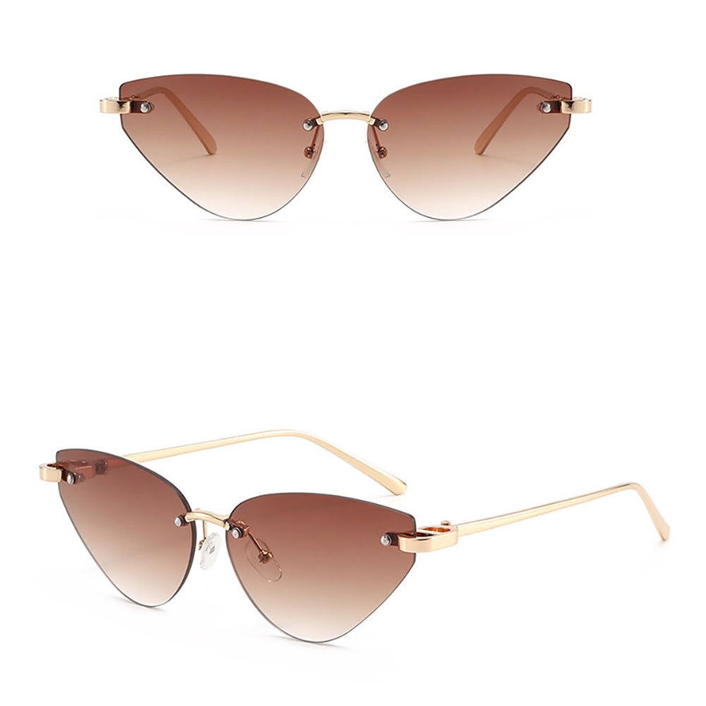 Ochelari de Soare Techsuit (S099), Cat Eye, Maro