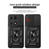 Husa de protectie Techsuit CamShield Series compatibil cu Xiaomi Redmi Note 13 Pro 4G / Poco M6 Pro 4G, Negru
