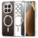 Husa de protectie Techsuit Luxury Crystal MagSafe compatibil cu Xiaomi Redmi Note 15 Pro+ 5G / Poco M8 Pro 5G, Argintiu