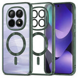 Husa de protectie Techsuit Luxury Crystal MagSafe compatibil cu Xiaomi Redmi Note 15 5G / Note 15 4G / Poco M8 5G, Verde inchis