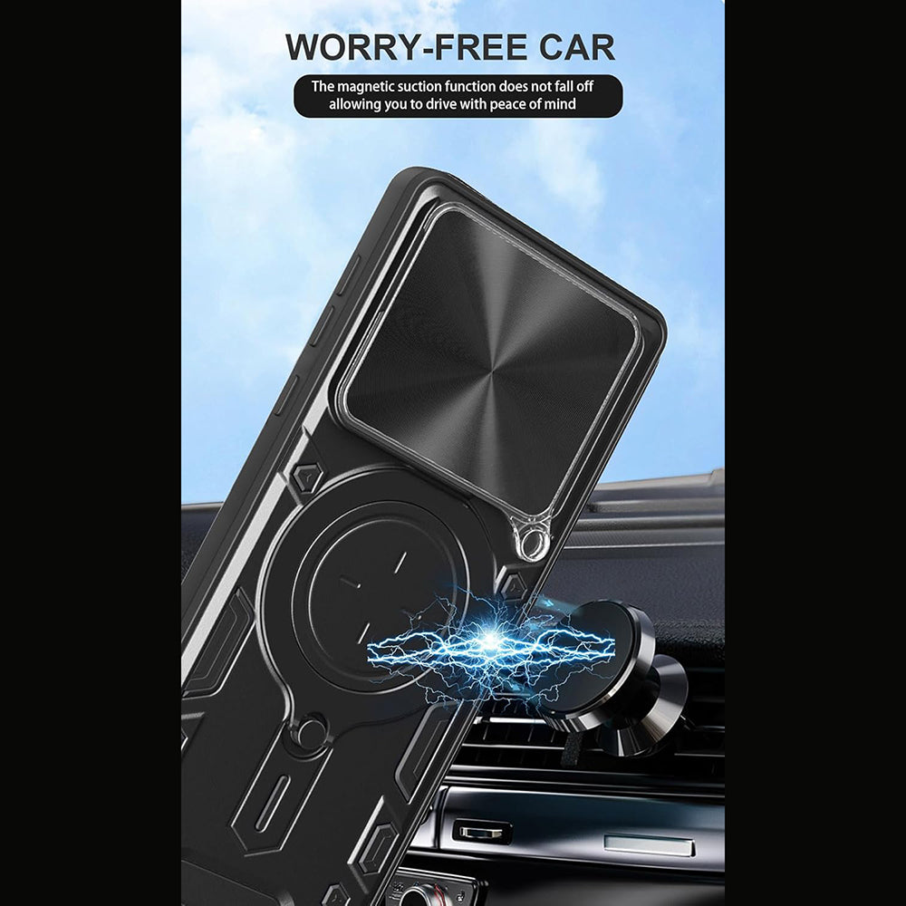 Husa de protectie Techsuit CamGuard Pro compatibil cu Motorola Edge 70 Pro, Albastru