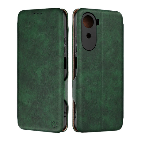 Husa de protectie Techsuit Safe Wallet Plus compatibil cu Xiaomi Redmi A7 Pro 4G, Verde