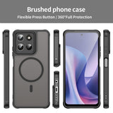 Husa de protectie Techsuit HaloFrost II MagSafe compatibil cu Motorola Moto G37 / G37 Power / G47, Negru