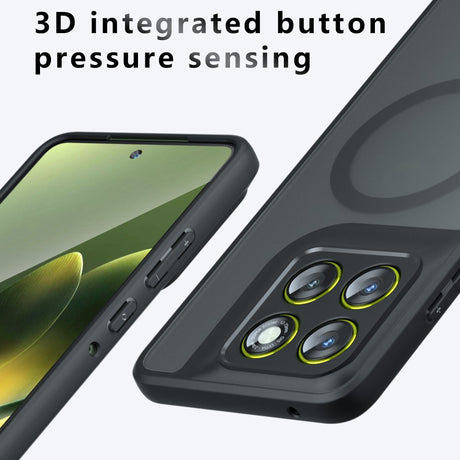 Husa de protectie Techsuit PureFrost MagSafe compatibil cu Motorola Edge 70 Pro, Negru Frost