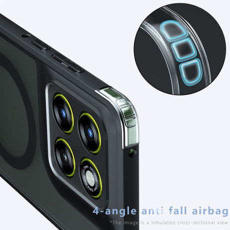 Husa de protectie Techsuit PureFrost MagSafe compatibil cu Motorola Edge 70 Pro, Negru Frost