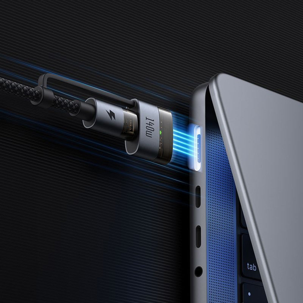 Cablu Mcdodo 2in1 (CA-8860), USB-C la USB-C + MagSafe 3, 240W, 2m, Negru
