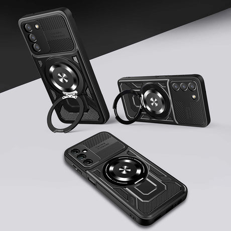 Husa de protectie Techsuit RuggedCam compatibil cu Samsung Galaxy A27 5G, Mov