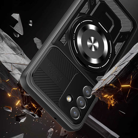 Husa de protectie Techsuit RuggedCam compatibil cu Samsung Galaxy A27 5G, Negru