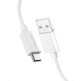 Cablu pentru Alimentare USB, Type-C, 60W, 480Mbps - Spigen Essential EB6015AC (ACA10413) - White