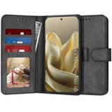 Husa de protectie Techsuit Diary Book compatibil cu Motorola Edge 70 Pro, Negru