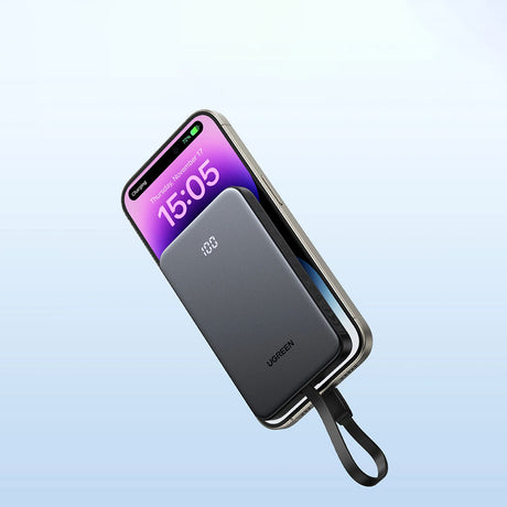 Baterie externa Ugreen PB526, 10000mAh, USB / Type-C, 20W, Gri
