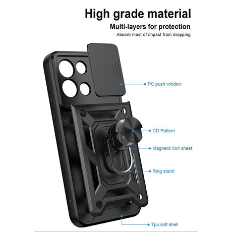 Husa de protectie Techsuit CamShield Series compatibil cu OnePlus Nord 6, Albastru