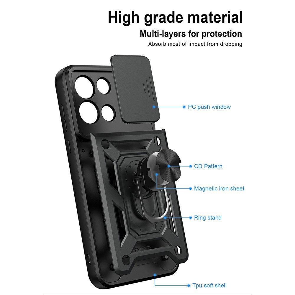 Husa de protectie Techsuit CamShield Series compatibil cu OnePlus Nord 6, Negru