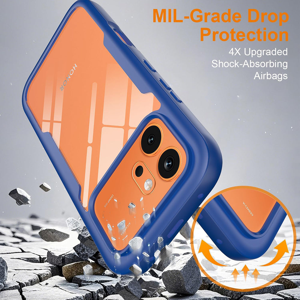 Husa de protectie Techsuit ColorVerse 360 Series compatibil cu Honor 600 / 600 Pro, Albastru