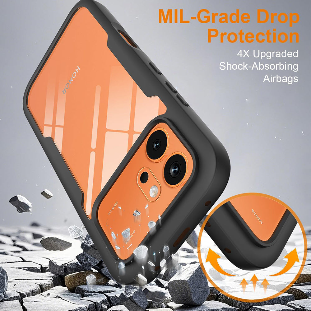 Husa de protectie Techsuit ColorVerse 360 Series compatibil cu Honor 600 / 600 Pro, Negru