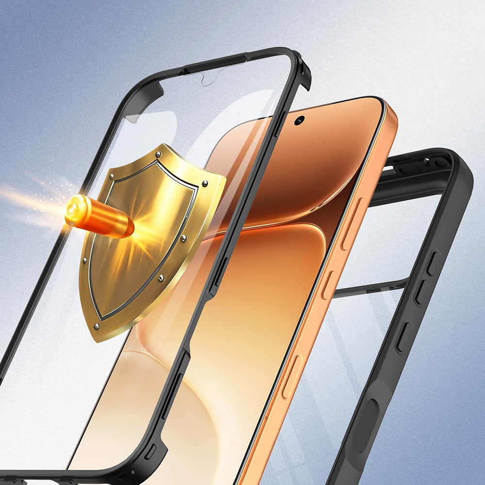 Husa de protectie Techsuit ColorVerse 360 Series compatibil cu Honor 600 / 600 Pro, Negru