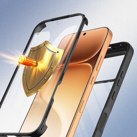 Husa de protectie Techsuit ColorVerse 360 Series compatibil cu Honor 600 / 600 Pro, Negru