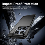 Husa de protectie Techsuit Carbon Silicone compatibil cu Motorola Edge 70 Pro, Negru