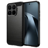 Husa de protectie Techsuit Carbon Silicone compatibil cu Xiaomi 17T, Negru