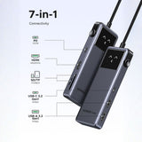 Hub Ugreen Uno (75179), 2x USB / 2x Type-C / HDMI / SD-TF, 4K, Gri