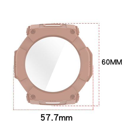 Husa + Folie smartwatch Techsuit Defense360 Pro compatibil cu Amazfit T-Rex Ultra 2, Negru