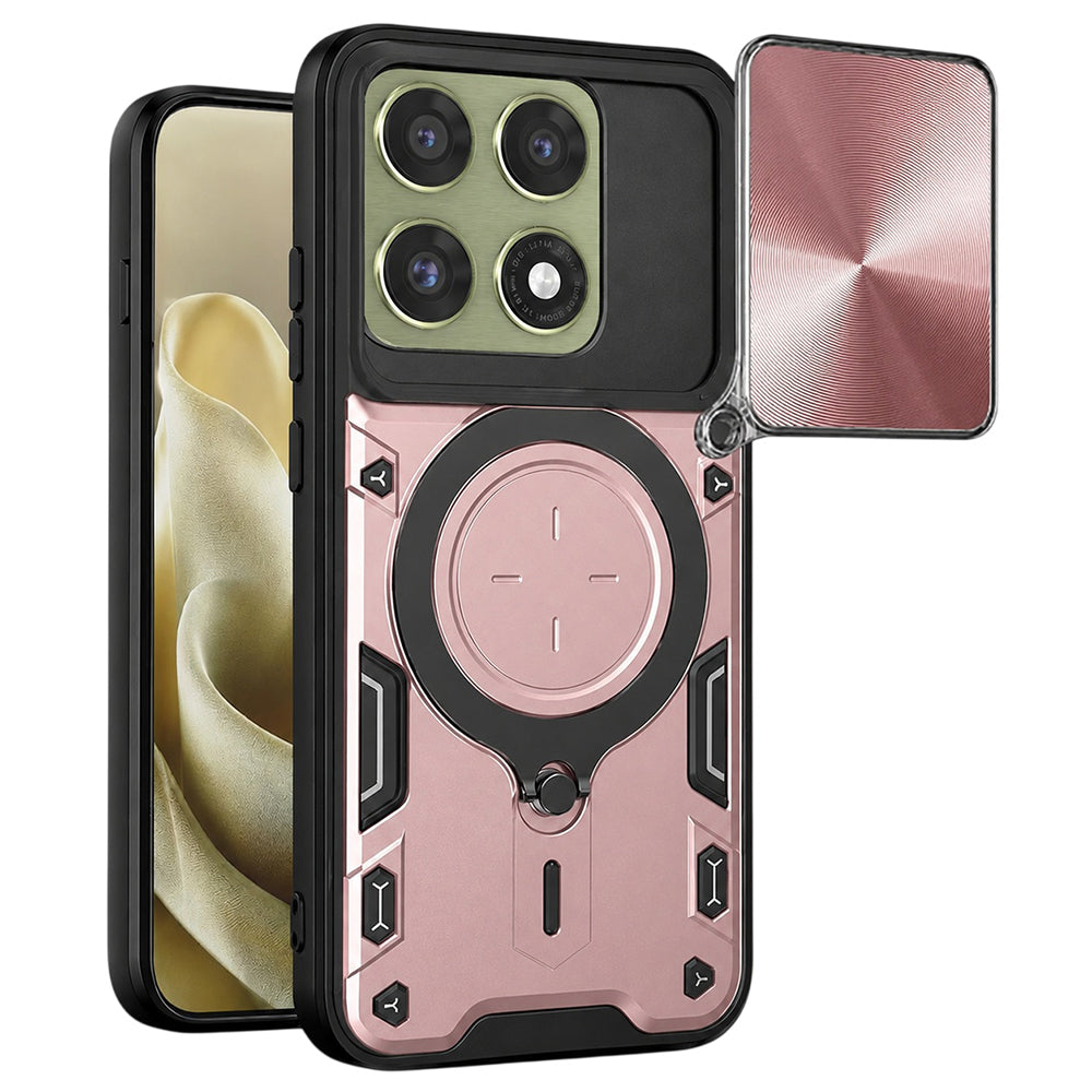 Husa de protectie Techsuit CamGuard Pro compatibil cu Motorola Edge 70 Pro, Roz Auriu