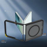 Husa de protectie Techsuit PureFrost MagSafe compatibil cu Samsung Galaxy Z Flip8, Negru Frost
