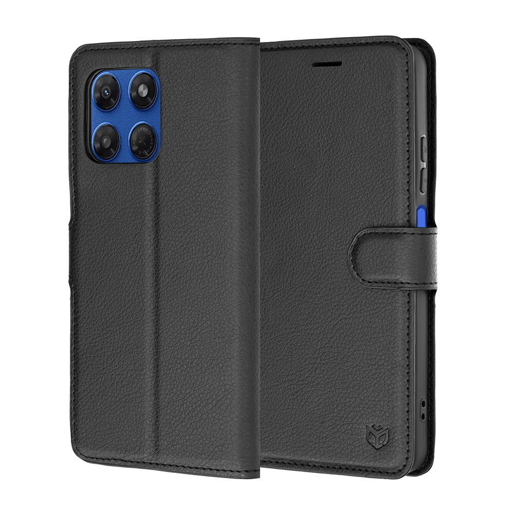 Husa de protectie Techsuit Leather Folio compatibil cu Motorola Moto G37 / G37 Power / G47, Negru