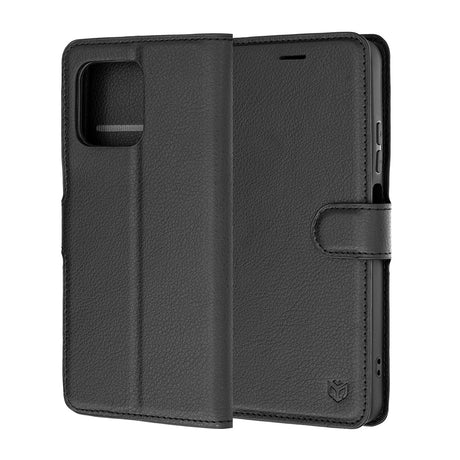 Husa de protectie Techsuit Leather Folio compatibil cu Motorola Moto G37 / G37 Power / G47, Negru