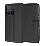 Husa de protectie Techsuit Leather Folio compatibil cu Xiaomi 17T Pro, Negru