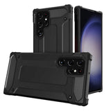 Husa de protectie Techsuit Hybrid Armor compatibil cu Samsung Galaxy S23 Ultra, Negru