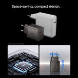 Incarcator Spigen (ACH10450), 2x Type-C, 47W, Fast Charging, Gri