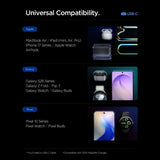 Incarcator Spigen (ACH10451), 2x Type-C, 47W, Fast Charging, Argintiu