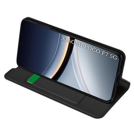 Husa de protectie Techsuit Magskin Book compatibil cu Xiaomi Poco F7, Negru