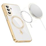 Husa de protectie Techsuit Luxury Crystal MagSafe compatibil cu Samsung Galaxy A27 5G, Albastru