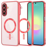 Husa de protectie Techsuit Luxury Crystal MagSafe compatibil cu Samsung Galaxy A27 5G, Roșu