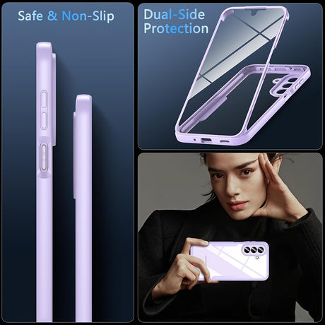 Husa de protectie Techsuit ColorVerse 360 Series compatibil cu Samsung Galaxy A27 5G, Roz