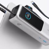 Baterie externa Anker Prime (A1695H41), 25000mAh, USB-C/USB, 165W, Argintiu